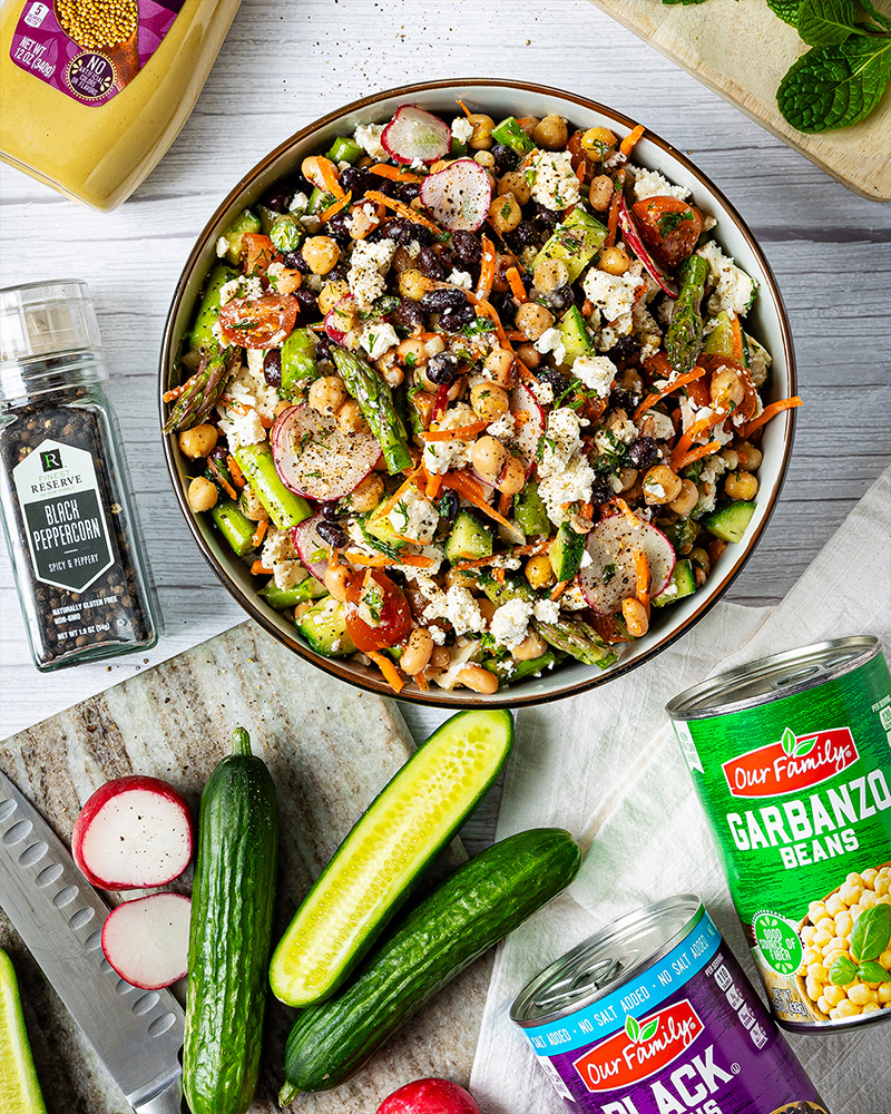 Spring Dense Bean Salad